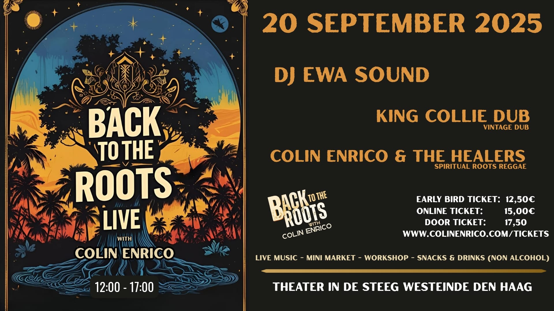 Back to the Roots - Live - With Colin Enrico